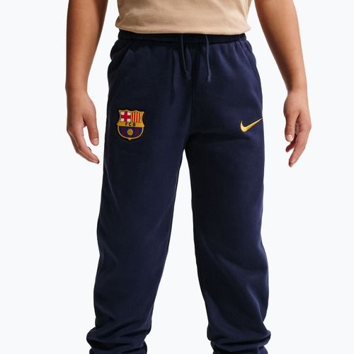 Kinderhose Nike FC Barcelona Club Jogger blackened blue/mineral yellow