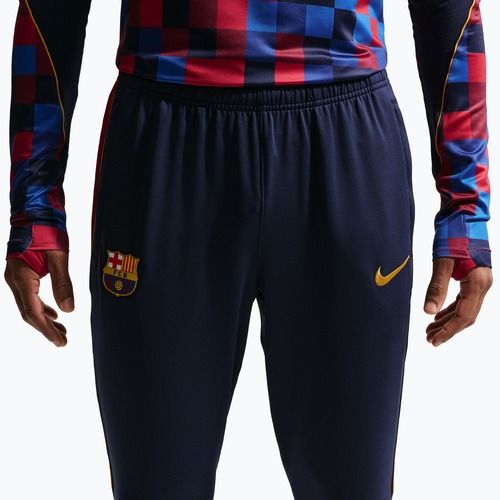 Herren-Fußballhose Nike FC Barcelona Strike Dri-Fit blackened blue/noble red/yellow