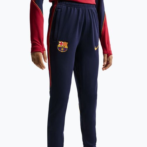 Kinder-Fußballhose Nike FC Barcelona Strike Dri-Fit blackened blue/noble red/yellow