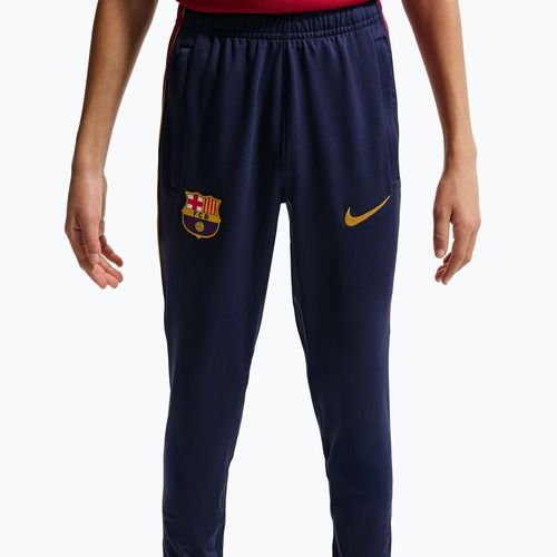 Kinder-Fußballhose Nike FC Barcelona Strike Dri-Fit blackened blue/noble red/yellow