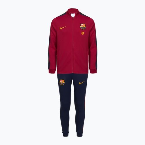 Kinder Fußball-Trainingsanzug Nike FC Barcelona Strike Dri-Fit Soccer Knit noble red/blackened blue