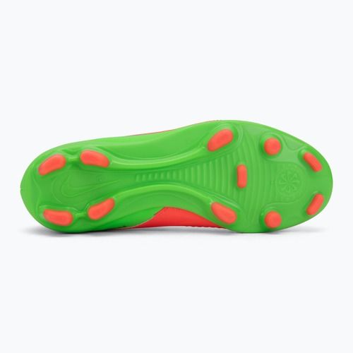 Kinder-Fußballschuhe Nike Jr. Phantom 6 Club Erling Haaland MG hot punch/green strike/black