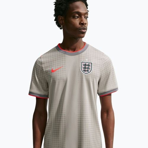 Herren-Fußballtrikot Nike England Academy Pro Pre-Match pewter grey/bright crimson