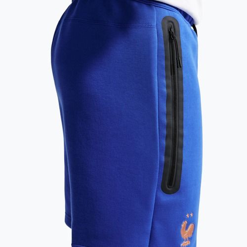 Herren-Fußballshorts Nike FFF Tech Fleece game royal/metallic copper