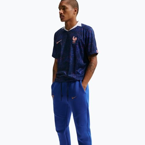 Herren-Fußballhose Nike FFF Tech Fleece Joggers game royal/metallic copper