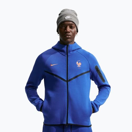 Herrenpullover Nike FFF Tech Fleece Windrunner Full Zip game royal/metallic copper