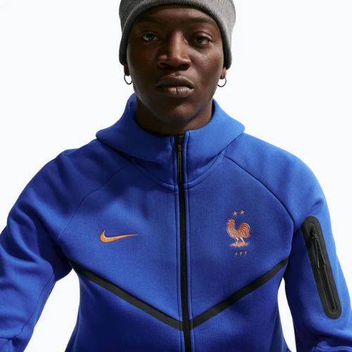 Herrenpullover Nike FFF Tech Fleece Windrunner Full Zip game royal/metallic copper