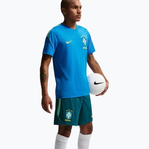 Herren-Fußballshorts Nike Brazil Strike geode teal/light mint/midwest gold