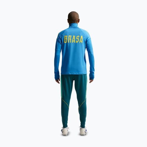 Herren-Fußballtrikot Nike Brazil Strike light photo blue/light menta/midwest gold