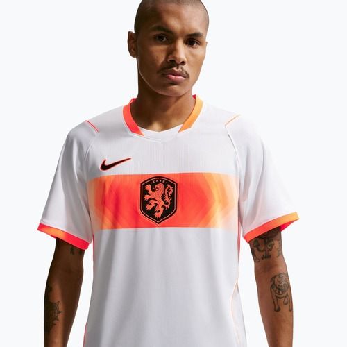 Herren-Fußballtrikot Nike Netherlands 2026 Stadium Away white/hyper crimson/black