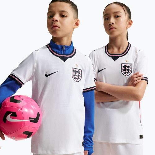 Kinder-Fußballtrikot Nike England 2026 Stadium Home white/speed red/obsidian/obsidian