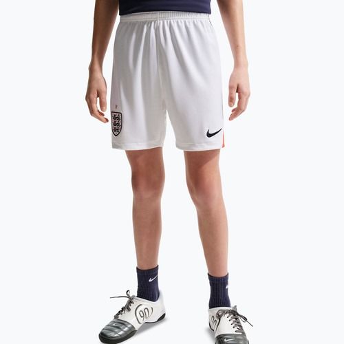 Kinder-Fußballshorts Nike England 2026 Stadium Home white/speed red/obsidian/obsidian
