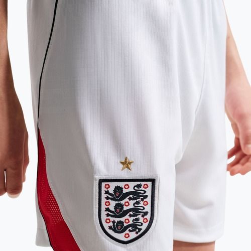 Kinder-Fußballshorts Nike England 2026 Stadium Home white/speed red/obsidian/obsidian