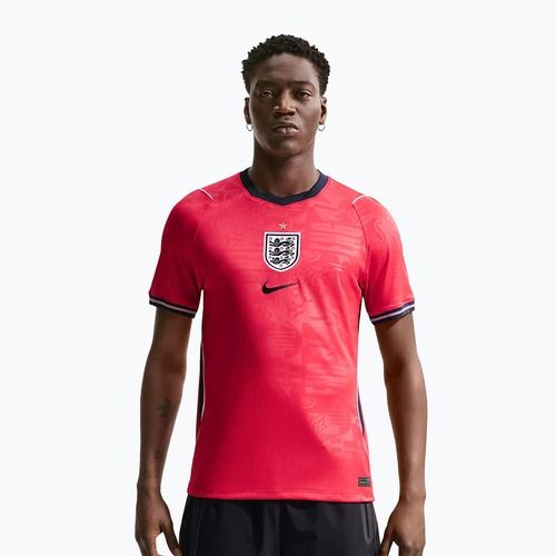 Herren-Fußballtrikot Nike England 2026 Stadium Away speed red/obsidian/white/obsidian