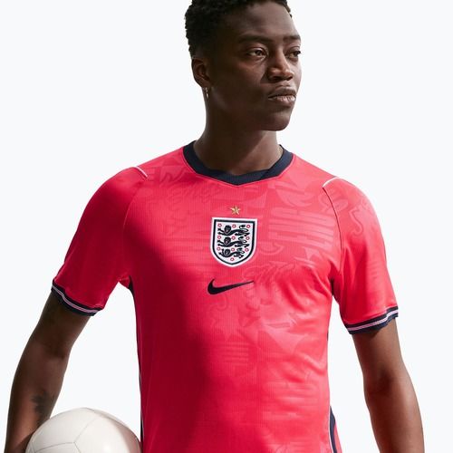 Herren-Fußballtrikot Nike England 2026 Stadium Away speed red/obsidian/white/obsidian