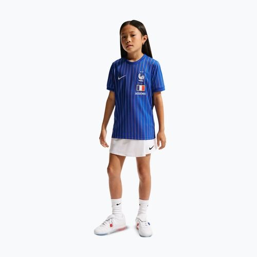 Kinder-Fußballtrikot Nike France Pre-Match game royal/university red/white