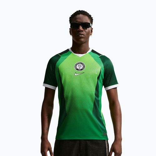 Herren-Fußballtrikot Nike Nigeria 2026 Stadium Home pine green/electric green/white