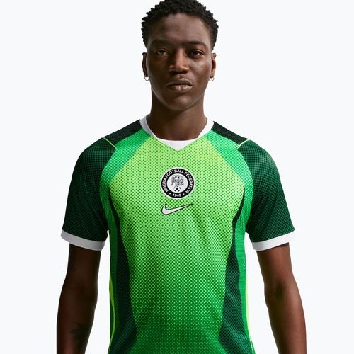 Herren-Fußballtrikot Nike Nigeria 2026 Stadium Home pine green/electric green/white
