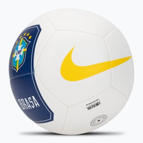Fußball Nike Pitch Brazil white size 5
