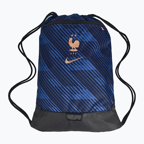 Sack Nike Academy France AOP 18 l blackened blue/game royal