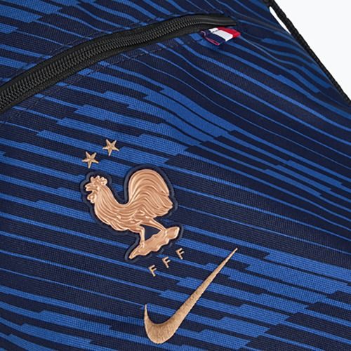 Sack Nike Academy France AOP 18 l blackened blue/game royal