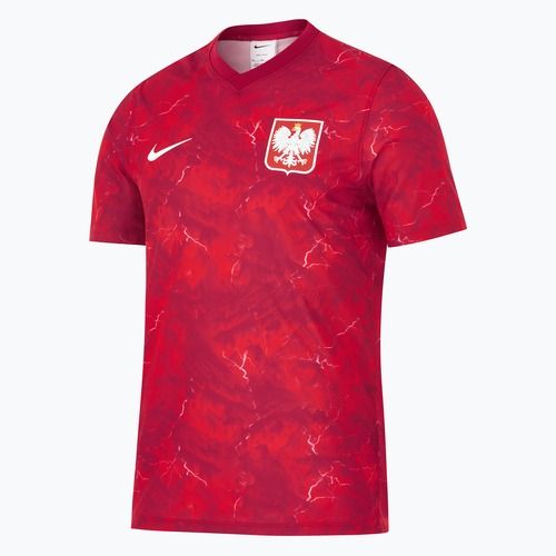 Herren-Fußballtrikot Nike Dri-Fit Poland Away 2026 noble red/sport red