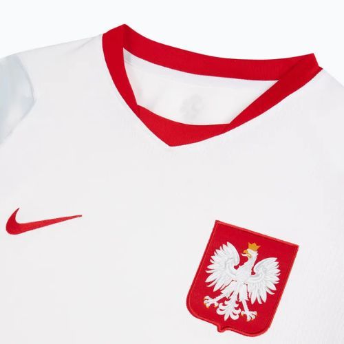 Herren-Fußballtrikot Nike Dri-Fit Poland Stadium Home 2026 white/field silver