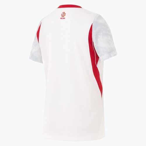 Kinder-Fußballtrikot Nike Dri-Fit Poland Stadium Home 2026 white/field silver
