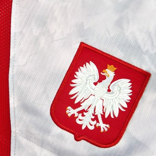 Herren-Fußballshorts Nike Dri-Fit Poland Stadium Home white/field silver
