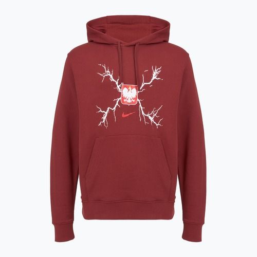 Herrenpullover Nike Pullover Hoodie team red