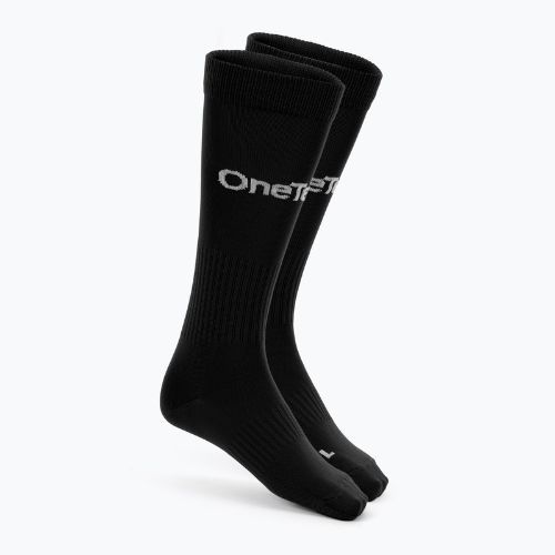 Fußballsocken OneTeam Precision football socks set 2-pack black