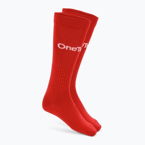 Fußballsocken OneTeam Precision football socks set 2-pack red