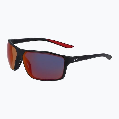 Sonnenbrille Nike Windstorm E matte black/pure platinum/field tint