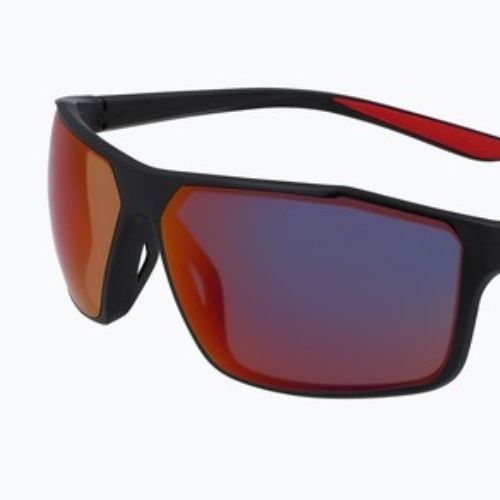 Sonnenbrille Nike Windstorm E matte black/pure platinum/field tint