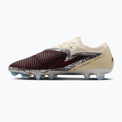 Herren-Fußballschuhe Nike United Phantom 6 Low Elite FG burgundy crush/fossil/university red