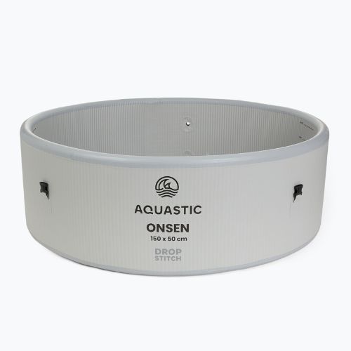 Aufblasbares Schwimmbecken AQUASTIC ONSEN Drop Stitch 700 l 150 cm grau