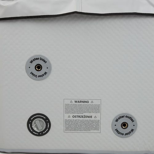Basen pompowany AQUASTIC ONSEN drop stitch 1400 l 186 cm szary