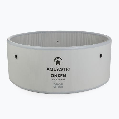 Aufblasbares Schwimmbecken AQUASTIC ONSEN Drop Stitch 1200 l 178 cm grau