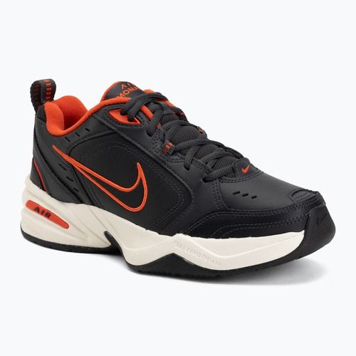 Herren Trainingsschuhe Nike Air Monarch IV dark smoke grey/picante red/black