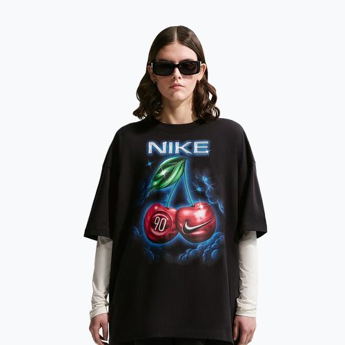 Damen T-Shirt Nike Sportswear Classic Oversized schwarz