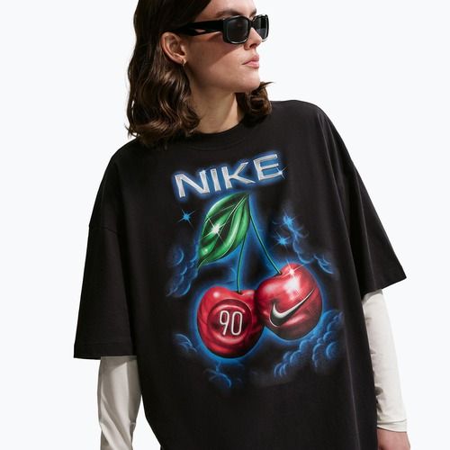 Damen T-Shirt Nike Sportswear Classic Oversized schwarz