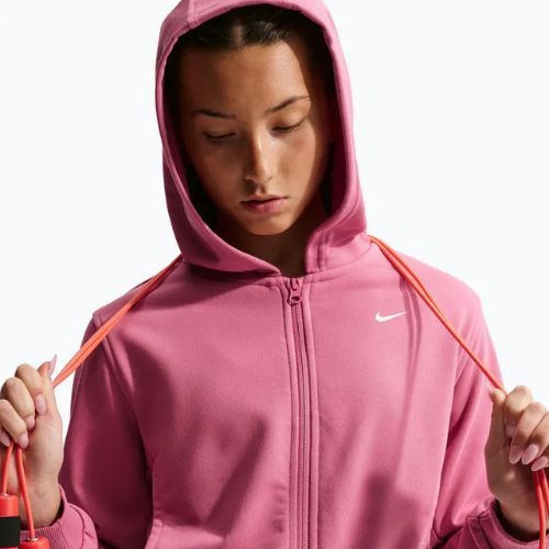 Kinder-Sweatshirt Nike Pro Fleece Dri-Fit Full-Zip peony/peony/black/white