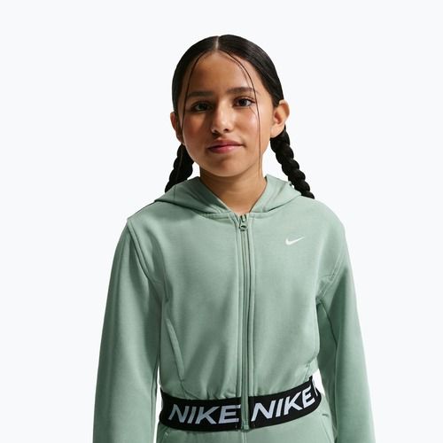 Kinder-Sweatshirt Nike Pro Fleece Dri-Fit Full-Zip steam/steam/black/white