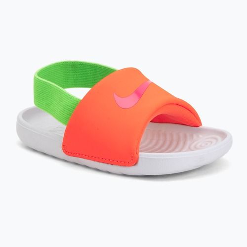 Kinder-Badeschuhe Nike Kawa total orange/green strike