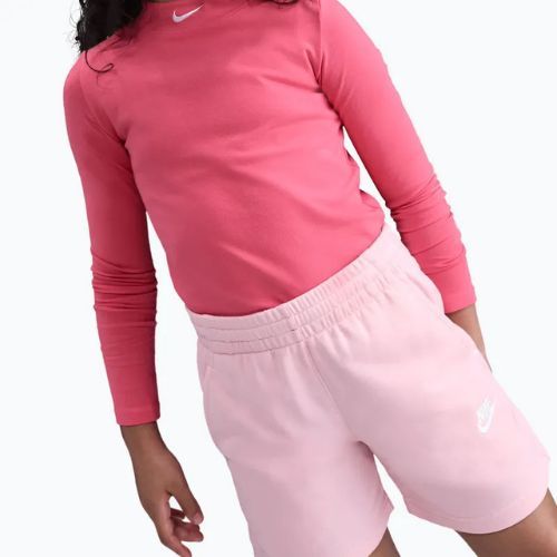 Kinder-Shorts Nike Sportswear Club Fleece med soft pink/med soft pink/white
