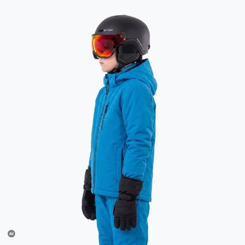 Kinder-Skihelm ATTABO Avens 2.0 Jr Visier schwarz