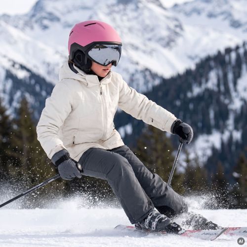 Kinder-Skihelm ATTABO Avens 3.0 Jr Visor ERT Pink