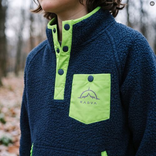 Kinder-Fleecejacke KADVA RODIA JR blau