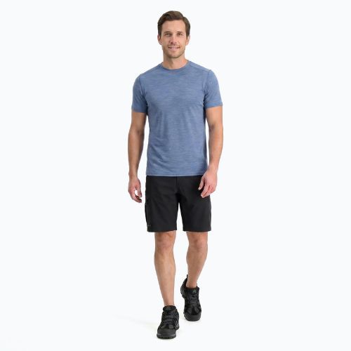 Herren Funktionsshirt WOOLCANO Merino 100% TEE0546 blau