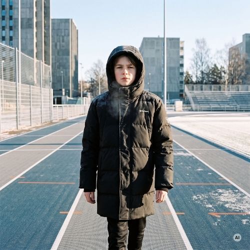 Kinder-Winterjacke OneTeam TacticalPro Czarny
